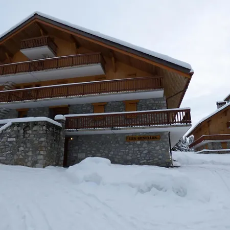 Апартаменты Les Genelles - 3 Pieces Situe A Meribel Altiport Au Pied Des Pistes De Et Proche Du Golf Mae-6691 *